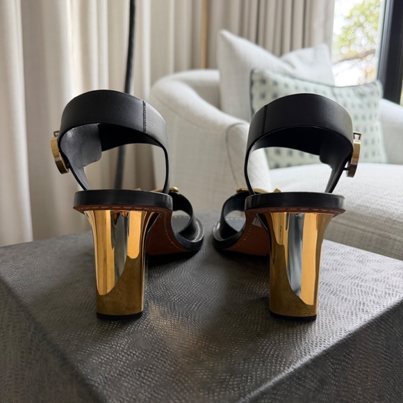 Chloé Women's Rebecca Ankle Strap Slingback Buckled High Heel Sandals - Picture 5 of 11